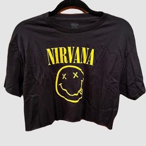 Nirvana crop top tee